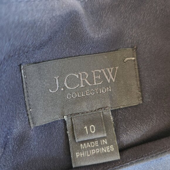 J.Crew Collection Pop Stripe Sheath Dress Chevron Sleeveless Maximalist Party - Picture 4 of 9